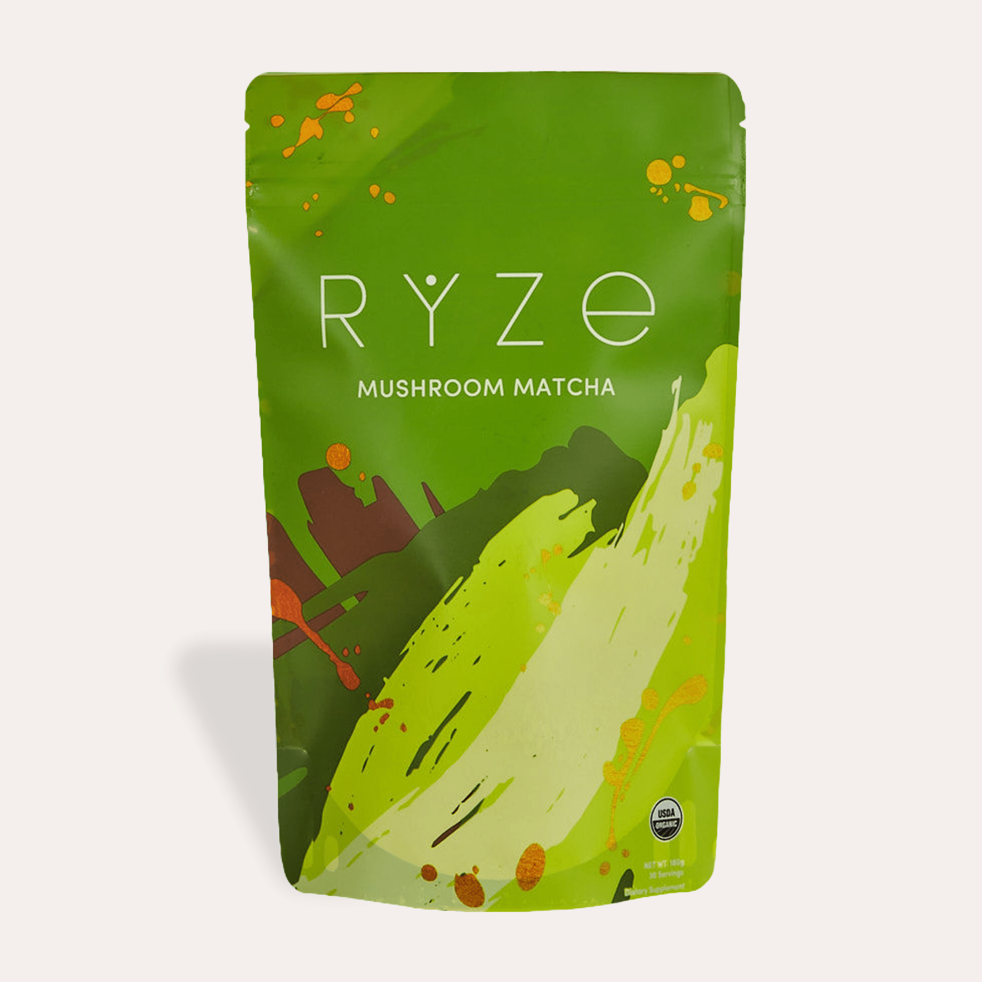 Mushroom Matcha - with 6 Organic Adaptogenic Mushrooms Grown In USA and Ceremonial-Grade Japanese Matcha